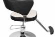 HAIR SYSTEM fotel fryzjerski Q-6135 czarno-biały
